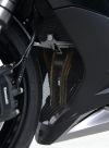 Ochranná mřížka výfukových svodů, Kawasaki Z1000SX 2011-19, černá